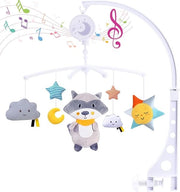 Culla rotante musicale per bambini - culla musicale per neonati e bambini in crescita - multicolore