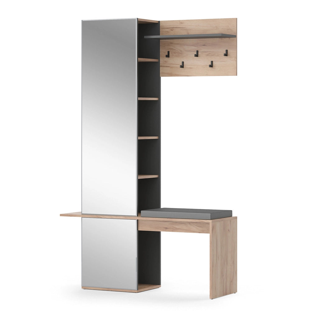 Vicco Armadio da ingresso Quercia dorata 120 x 190 cm