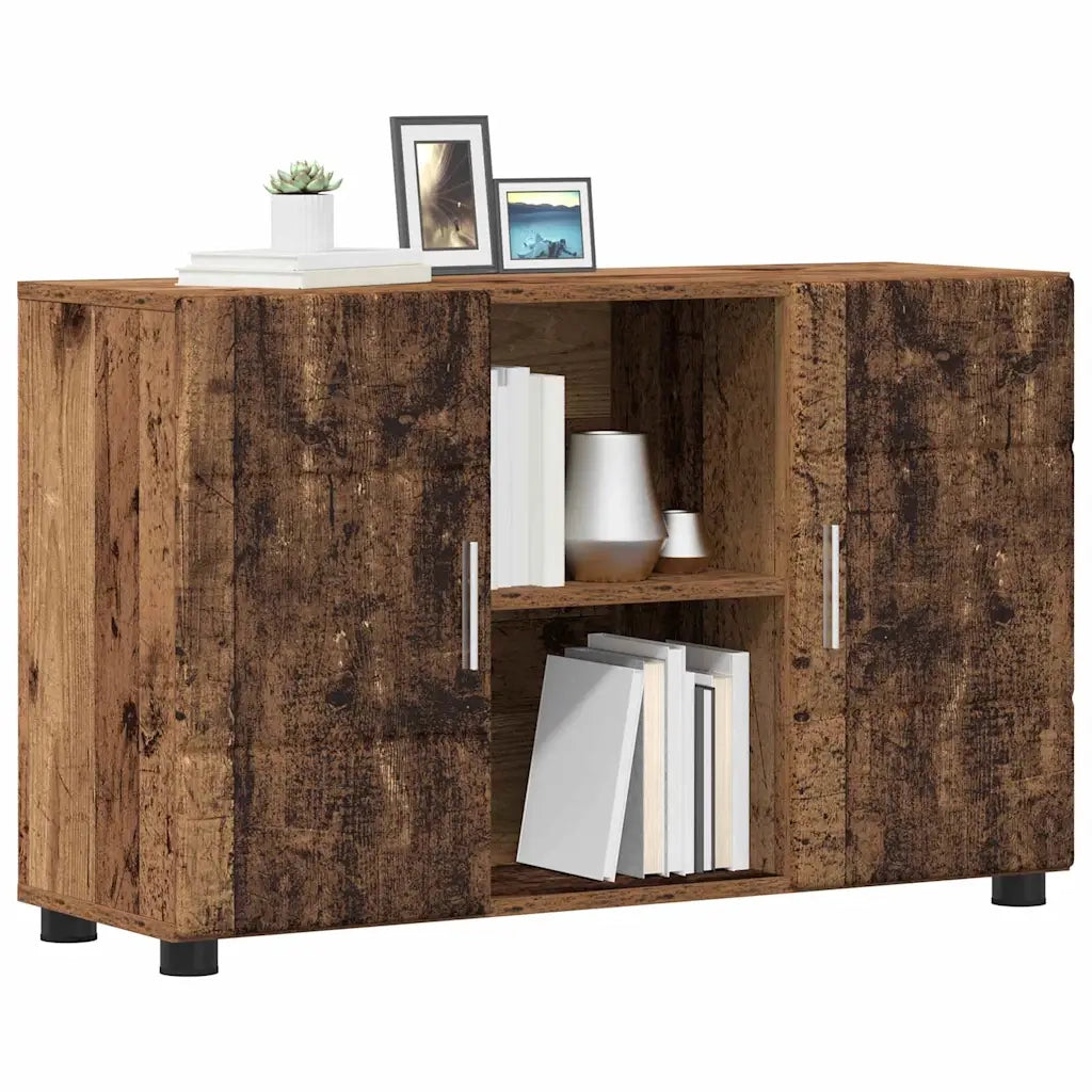 Credenza con porta FLORIN Legno vecchio 88,5 x 30,5 x 55,5 cm 880299