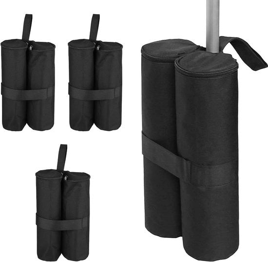 Set di contenitori per sabbia per pavilion da 4 pezzi | Pesi per tende da sole a pop-up | Riempibili con acqua | 600D tessuto Oxford | Pezzi di ricambio | Contenitori per sabbia | Pavillon |