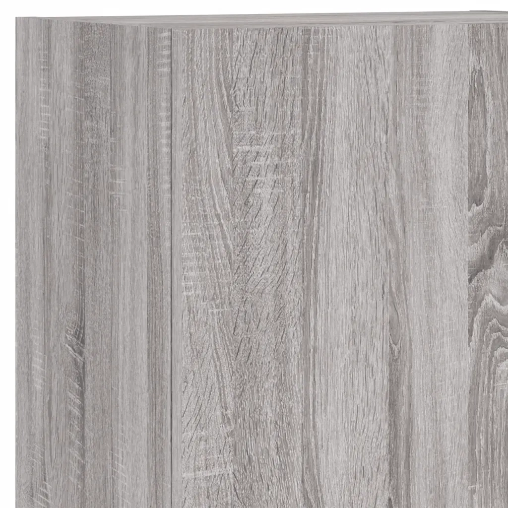vidaXL Mobili TV a Muro 5pz Grigio Sonoma in Legno Multistrato