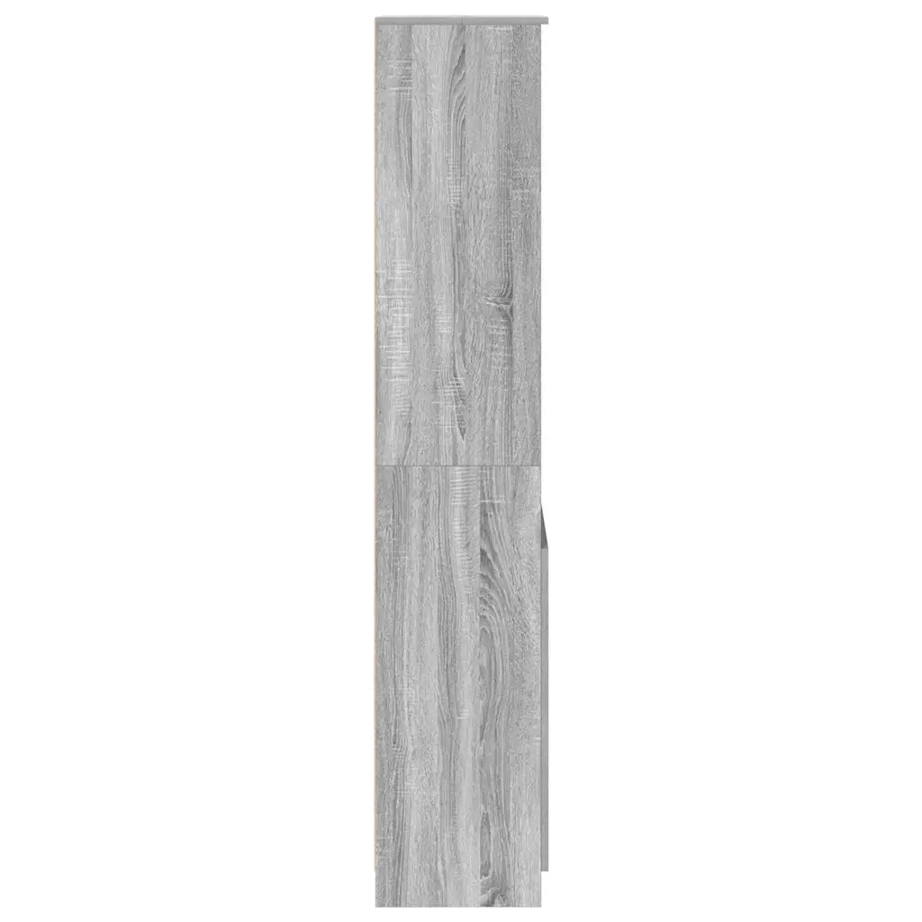 Credenza Grigio Sonoma 50x35x180 cm in Legno Multistrato 3328467