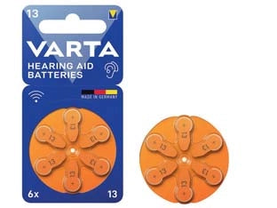 Pila Specialistica a Pastiglia per Apparecchi Acustici Varta 10 Cod 196918