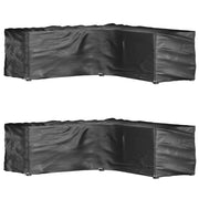 Coperture Mobili da Giardino a L 2pz 16 Occhielli 285x285x90cmcod mxl 76364