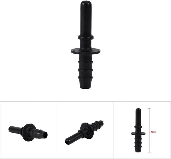 Flessa di carburante con connessione rapida - Gomma di angolo in nylon - Connettore senza strumenti - Alta densità - Per motocicli - Massima pressione contraria 500 KPa