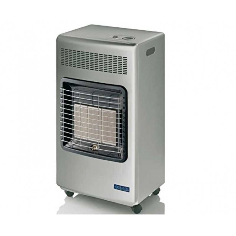 STUFA A GAS GPL PORTA BOMBOLA INFRAROSSI 4200KW OLIMPIA SPLENDID GRIGIA - OLIMPIA SPLENDID