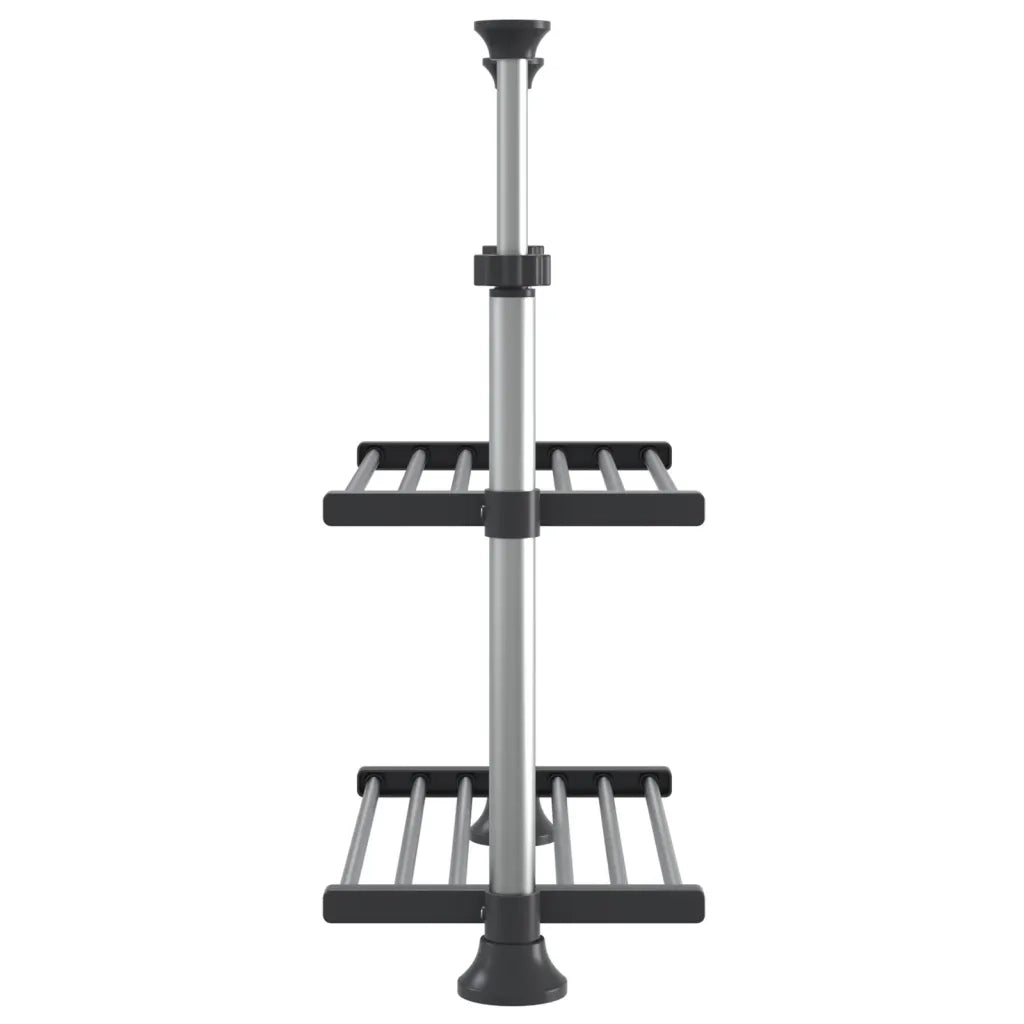 Ripiano da Cucina 50x25x(50-70) cm in Alluminio 154616