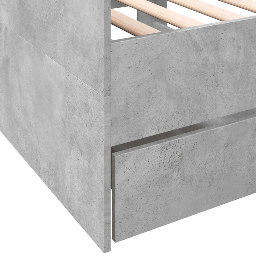 Divano letto | Sof¨¤ letto | Letto singolo con Cassetti senza Materasso 75x190 cm