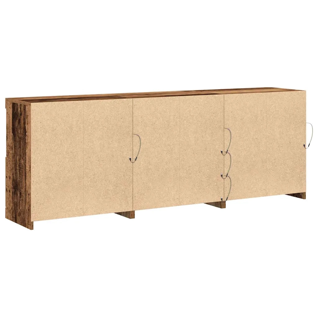 Madia LED Legno vecchio 181,5 x 37 x 67 cm Legno multistrato 3333116