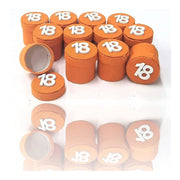 Trade Shop - Set 12 Pezzi Bomboniera Bomboniere Scatolina Arancione 18 Anni Portaconfetti -