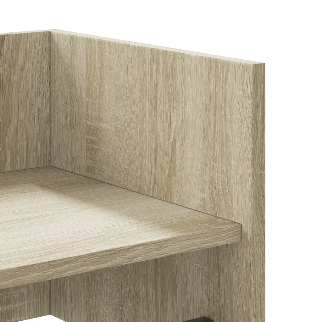 Scaffale Parete Rovere Sonoma 70,5x35x30,5 cm Legno Multistrato 848453
