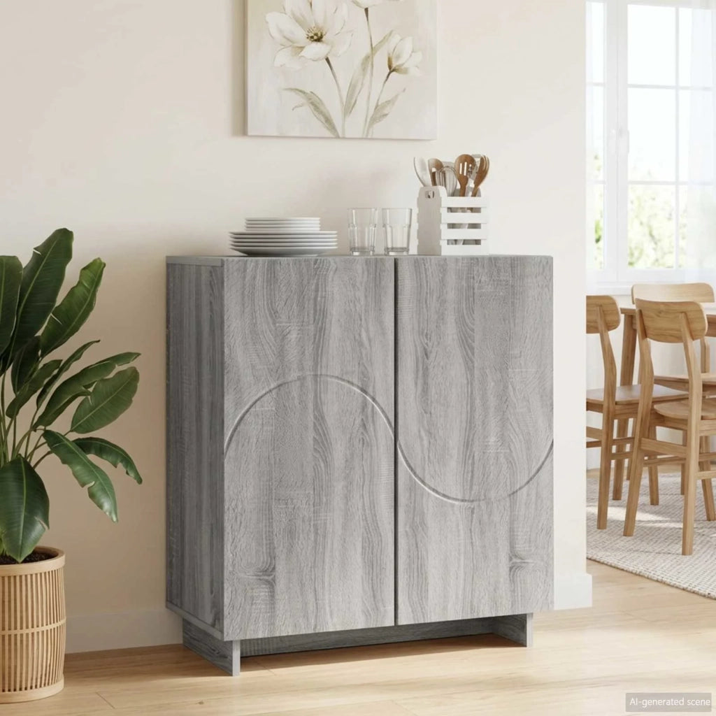 Credenza Sonoma grigio 67 x 34,5 x 75 cm Legno ingegnerizzato 8011537