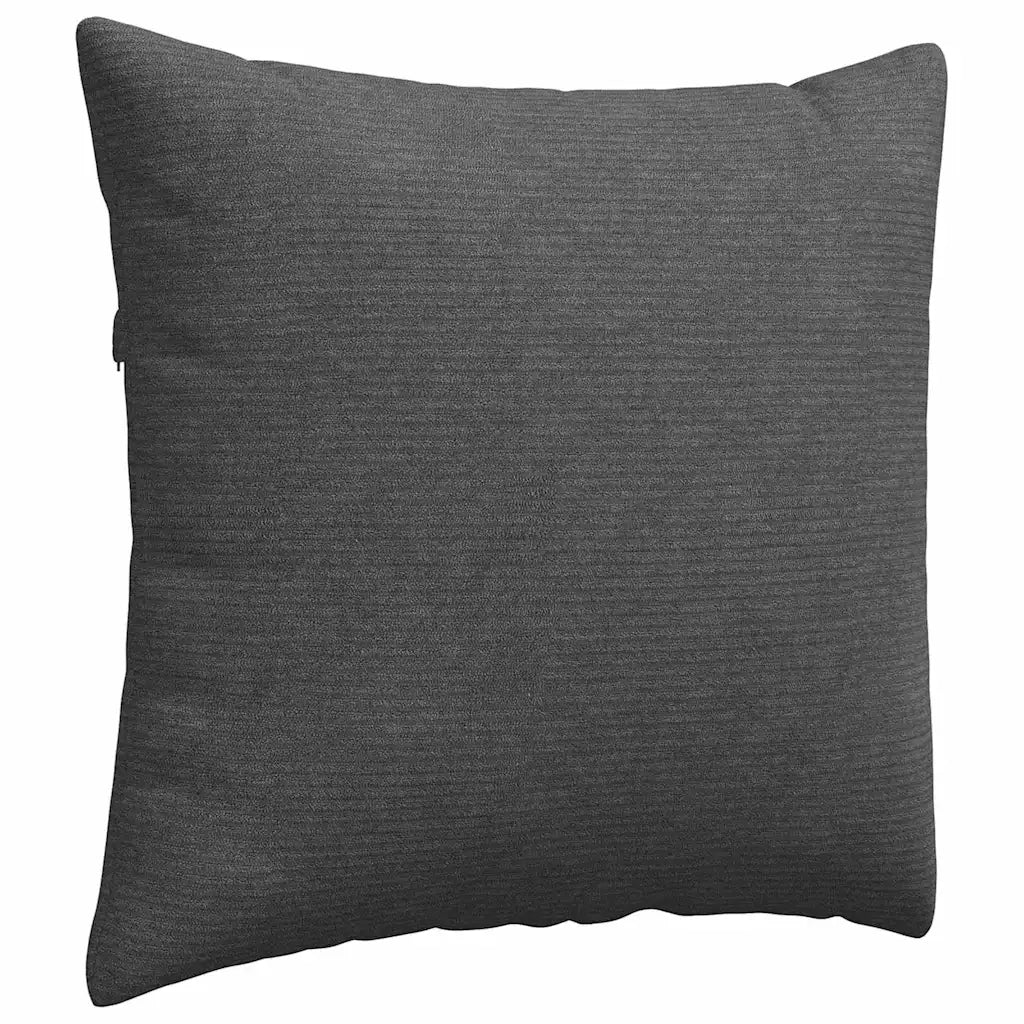 Cuscini da Divano 2 pz-Set di 2 Cuscini per Sofa Grigio scuro 50 x 50 cm 452352