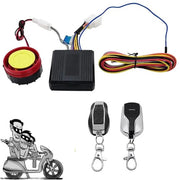 SISTEMA DI ALLARME ANTIFURTO PER MOTO 12V DOPPIO TELECOMANDO SICUREZZA SIRENA