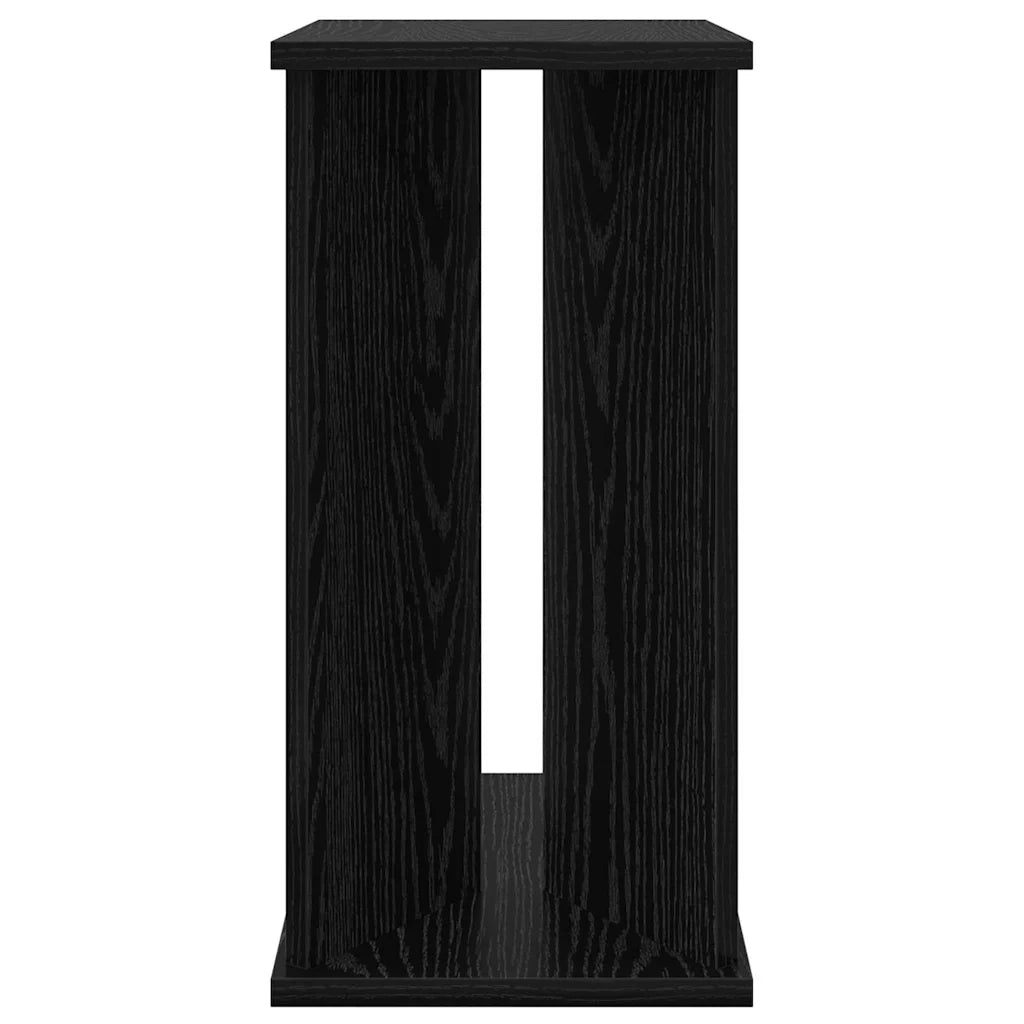 Tavolino Rovere Nero 35 x 25 x 50 cm Legno multistrato 891185