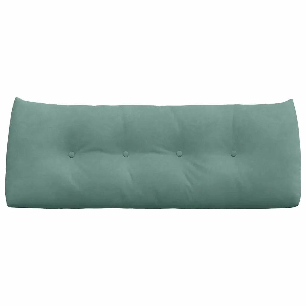 Cuscino per Schiena Verde Mare 120 x 24 x 50 cm Velluto