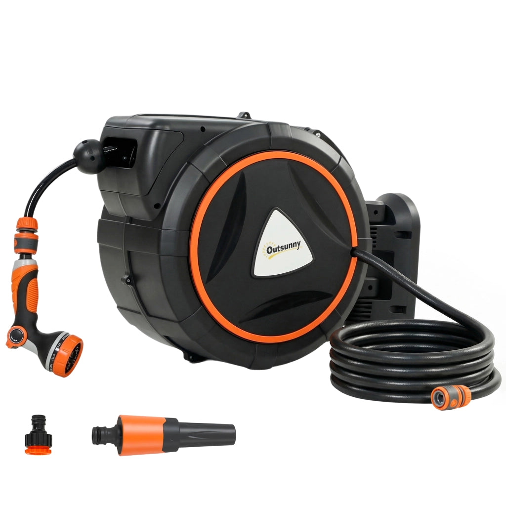 Carrete Mangiare Retrattile 28+2 m ¨C zephmum ¨C Arancione