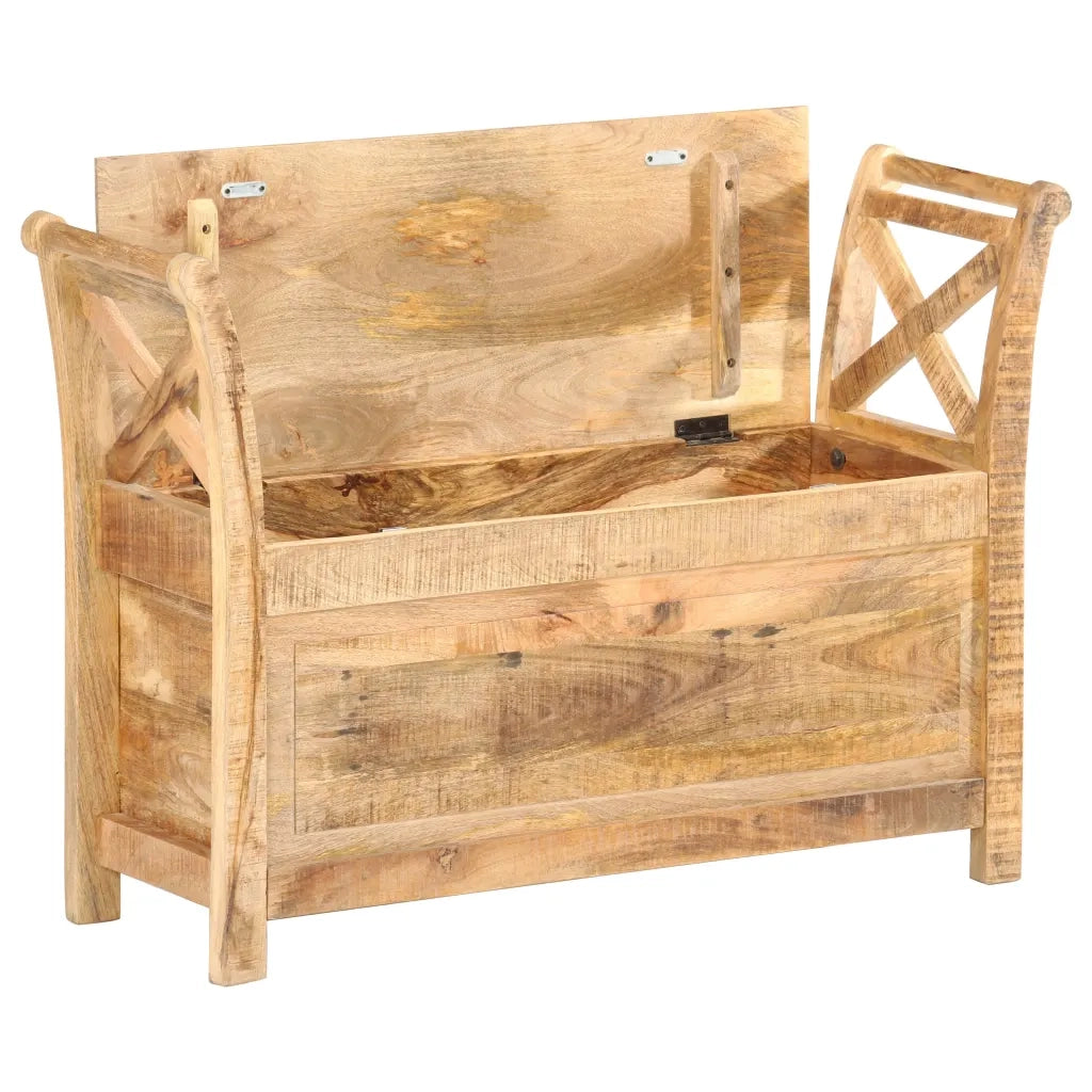 Panca per Ingresso 103x33x72 cm in Legno Massello di Mango 285904