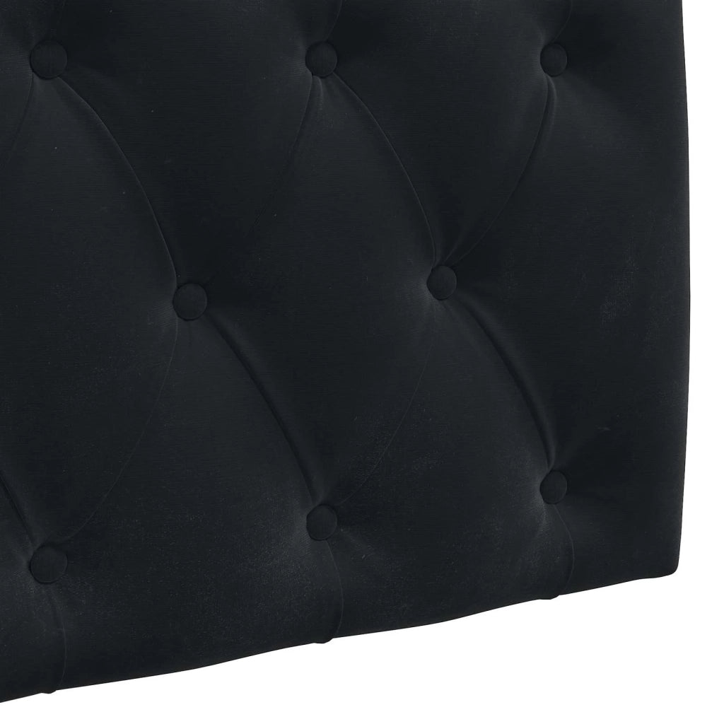 Testiera | Testata sospesa Con luce LED Nero Velluto