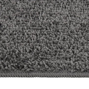 Tappeto Shaggy Grigio Scuro 80x150 cm Antiscivolo 340377