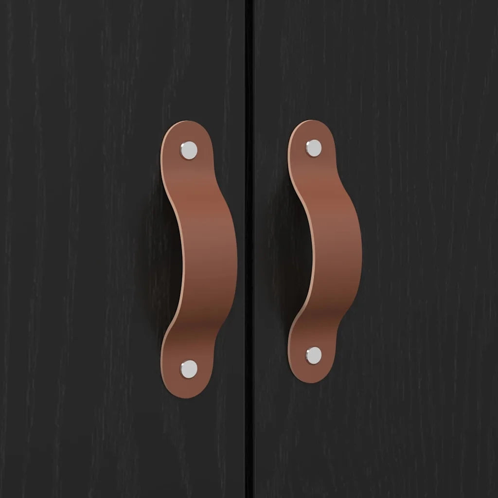 Struttura letto con contenitore Rovere Nero 120 x 190 cm 3335422