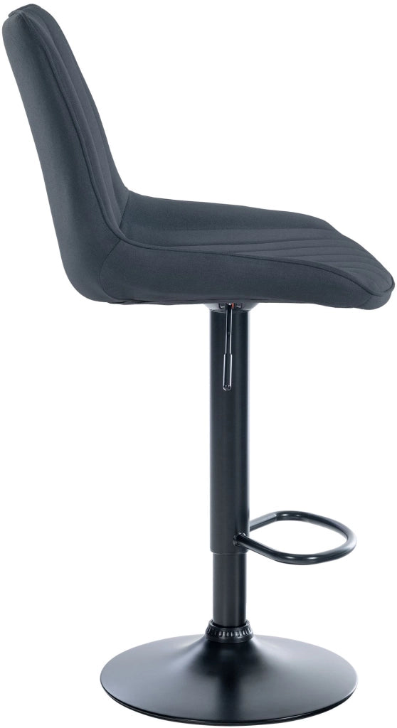 Sgabello Toni Tessuto grigio scuro,nero