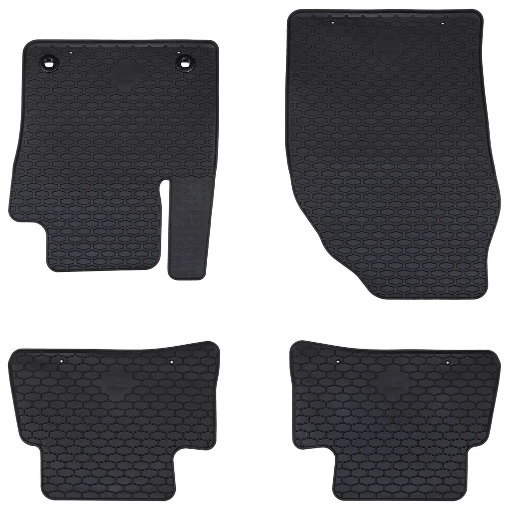 Tappetino per Auto 4 pz Nero Gomma CFW8653348