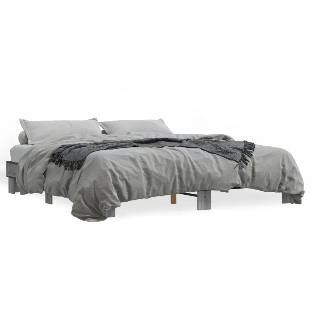 Giroletto Grigio Sonoma 200x200 cm in Legno Multistrato Metallo 3280220