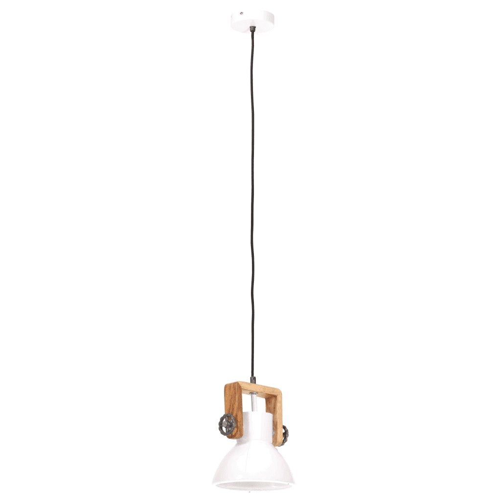 Lampada a Sospensione Industriale 25 W Bianca Rotonda 19 cm E27 CFW5103197