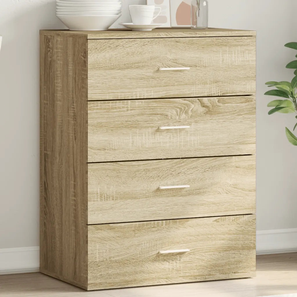 Credenza | Madia | Buffet da pranzo | Armadio da pranzo Rovere Sonoma 60x39x80 cm in Legno Multistrato