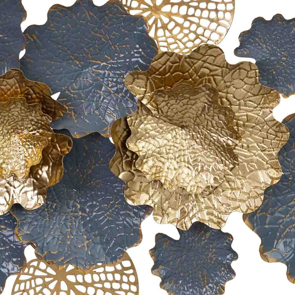 Carta da parati decorativa in metallo 131,4x67,9x8,9