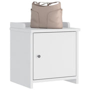 vidaXL Panca da Corridoio SANDNES Bianca 45x40x50 cm in Legno di Pino