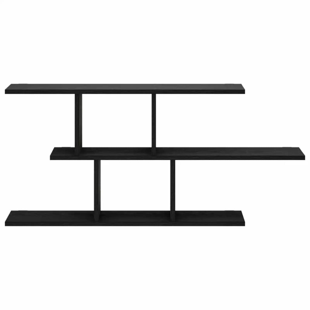 Scaffale da parete Rovere Nero 100 x 17 x 45.5 cm 8015113