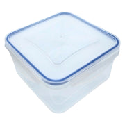 CONTENITORE QUADRO IN PLASTICA 'SUPERLOCK' lt 1,2 - cm 15,5 x 15,5 x h.4,8  - ECOPLAST