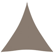 Vela ombreggiante triangolare in tessuto Oxford 4 x 4 x 4 m tortora 02_0009870