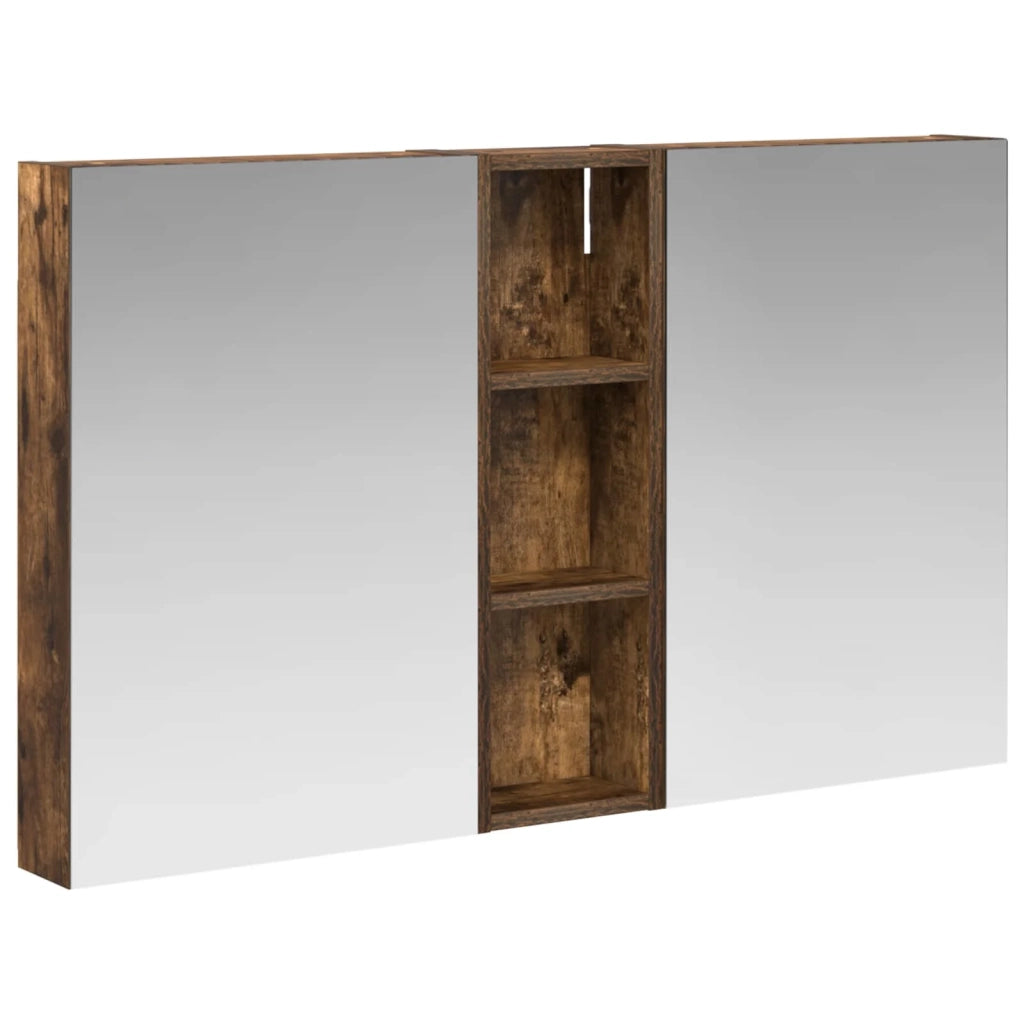 Set di Armadi da Bagno con porta 3 pcs 100 x 10,5 x 60,5 cm 3403700