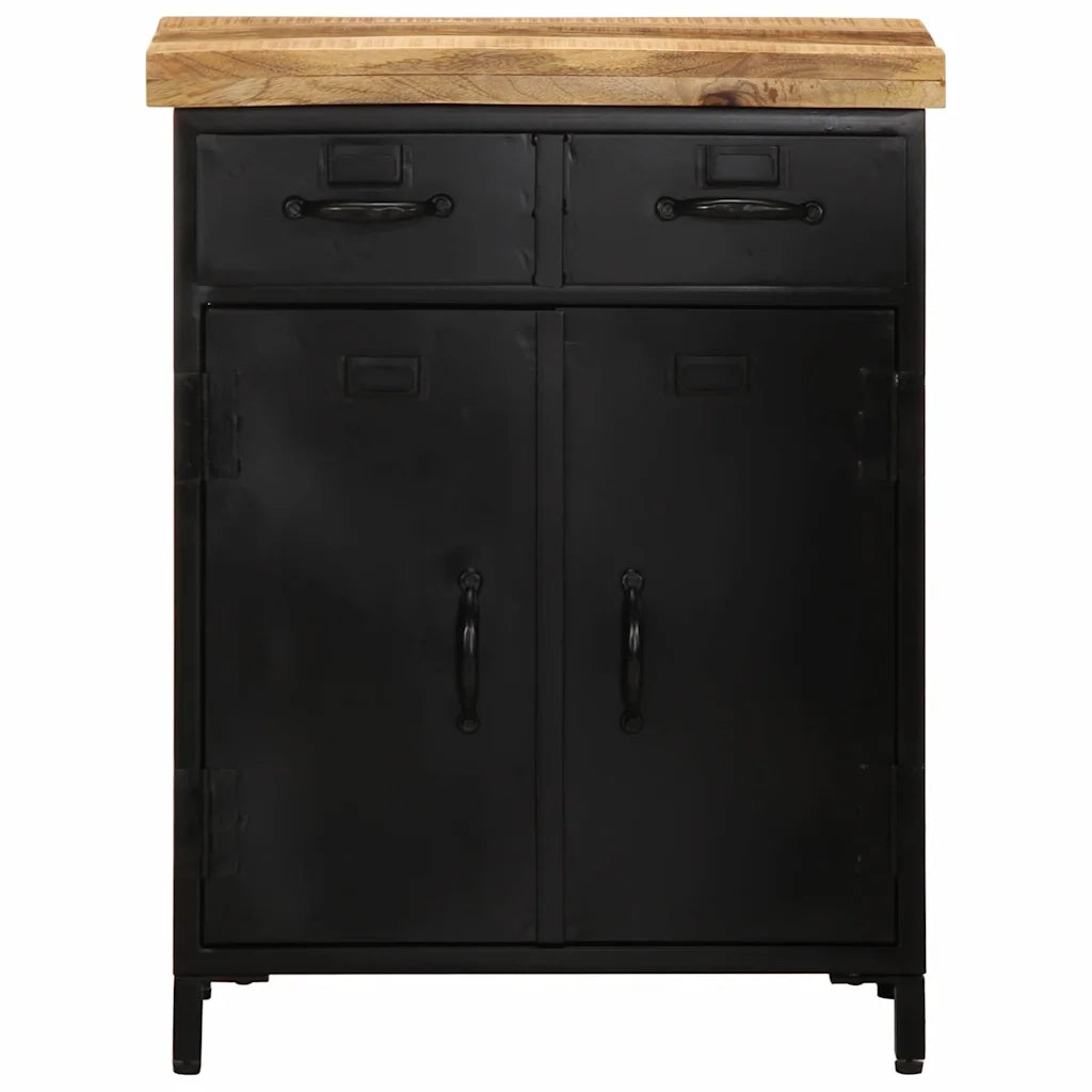 Credenza 55x30x71 cm in Legno Massello di Mango