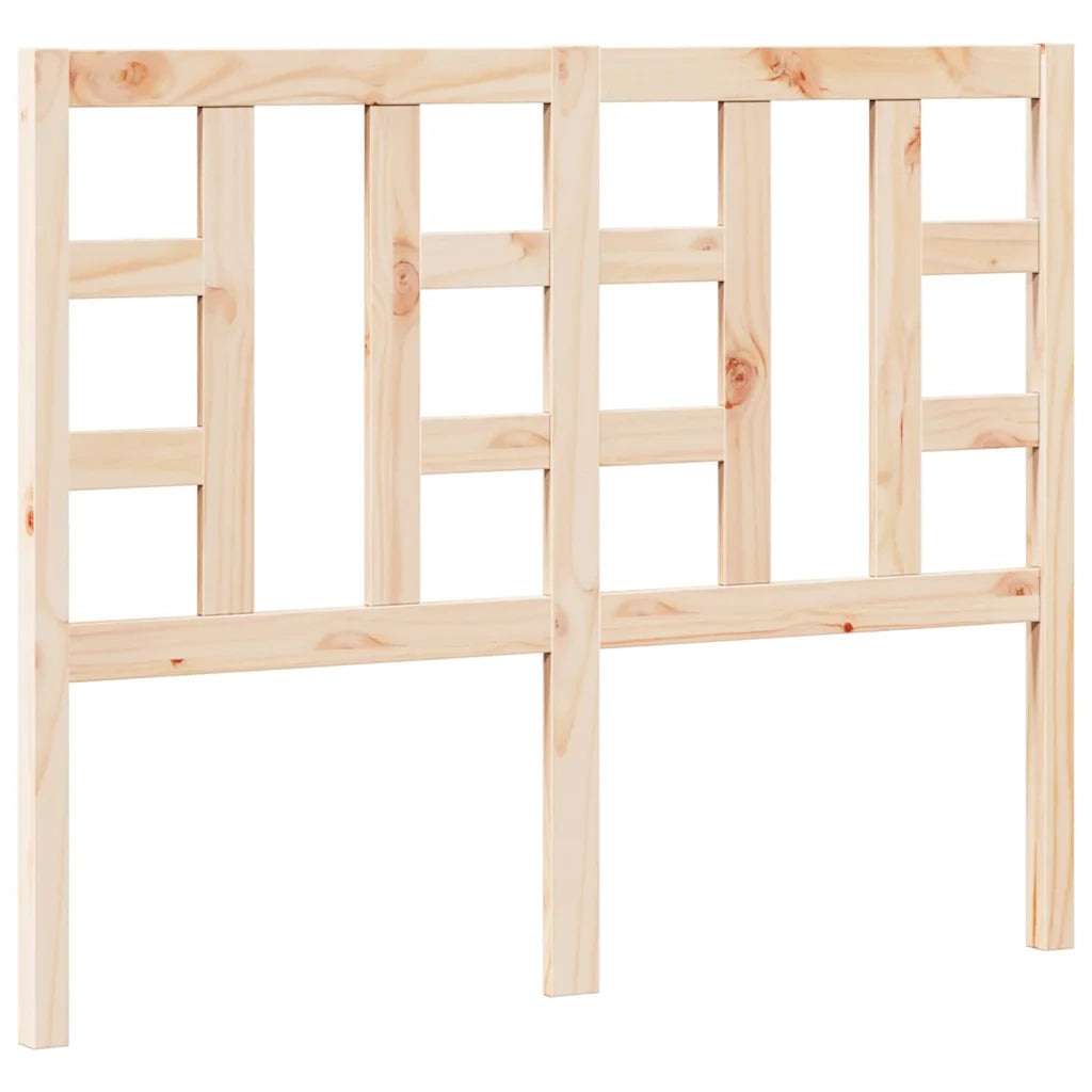 Testiera per Letto-Testata-Testiera Decorativa 126x4x100 cm in Legno Massello di Pino 901309