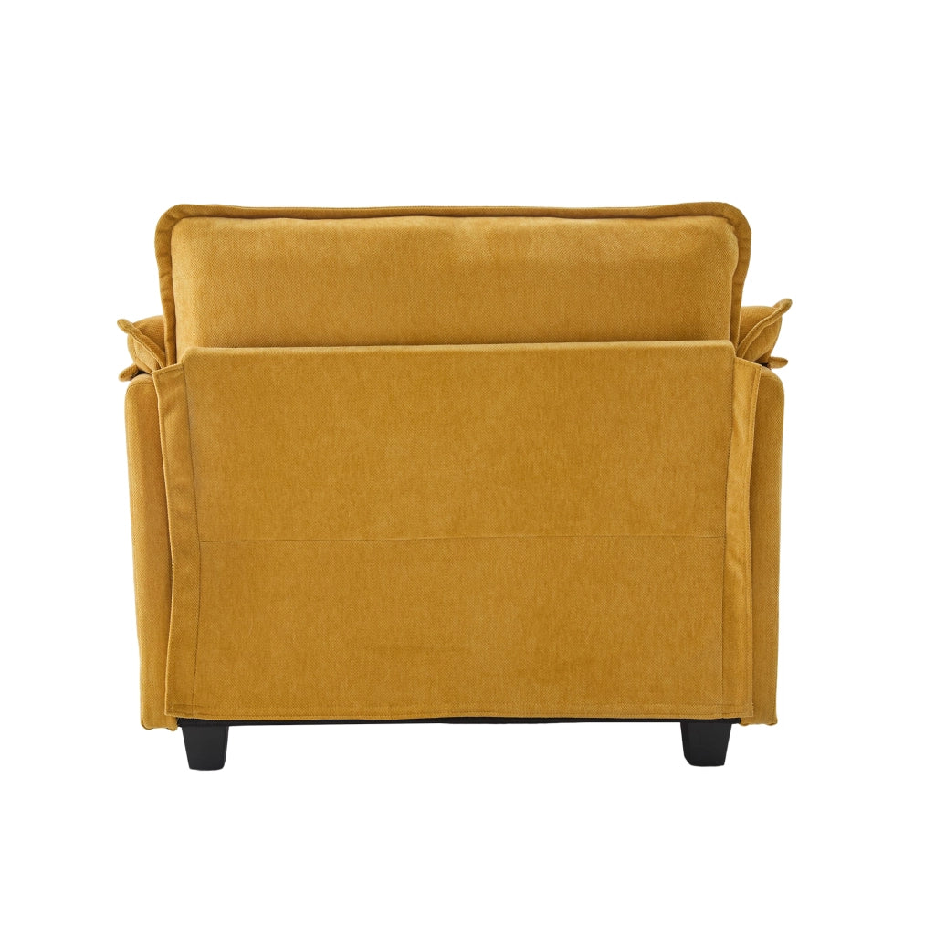 Poltrona Lounge con Poggiapiedi e Cuscino ¨C MINIMAL ¨C Velluto, Soggiorno