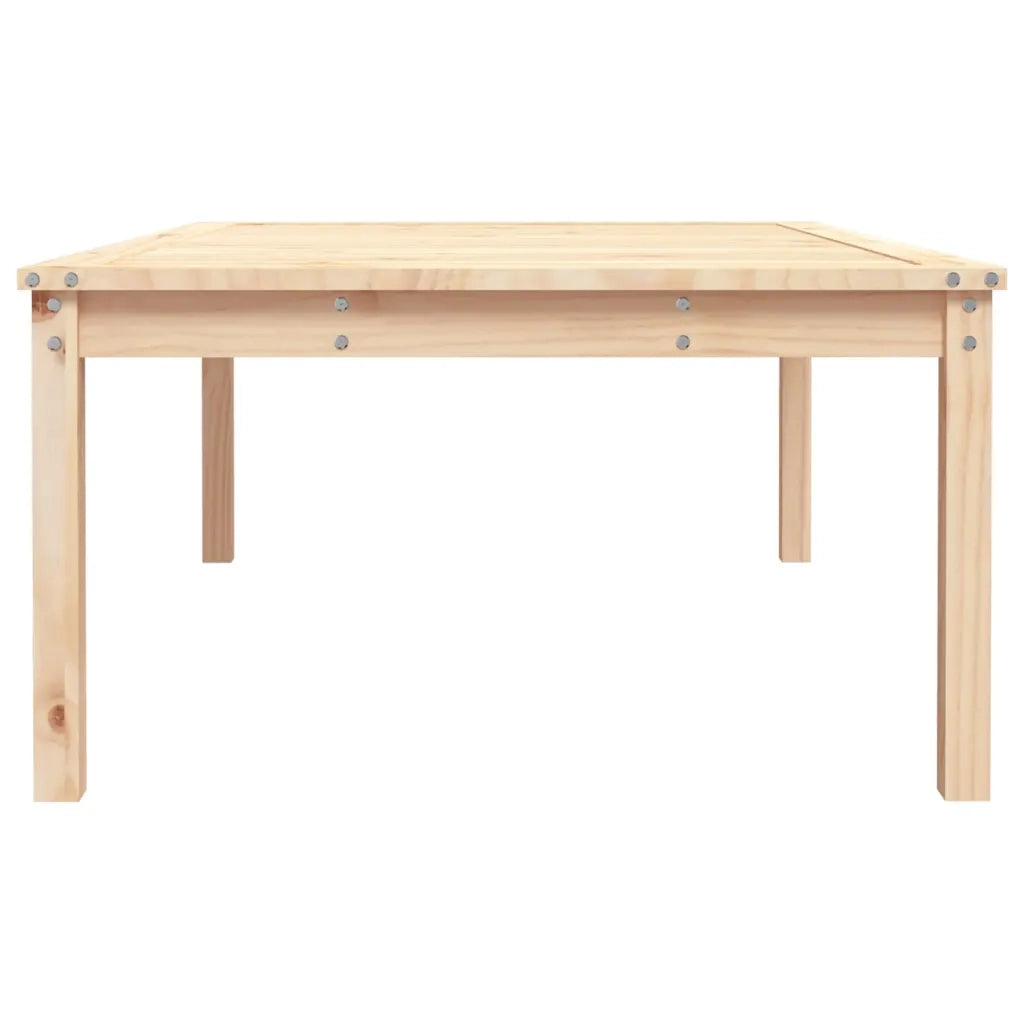Tavolo da Giardino 121x82,5x45 cm in Legno Massello di Pino 824127