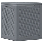 Contenitore da Giardino Grigio in Rattan PP 90 L CFW1502084