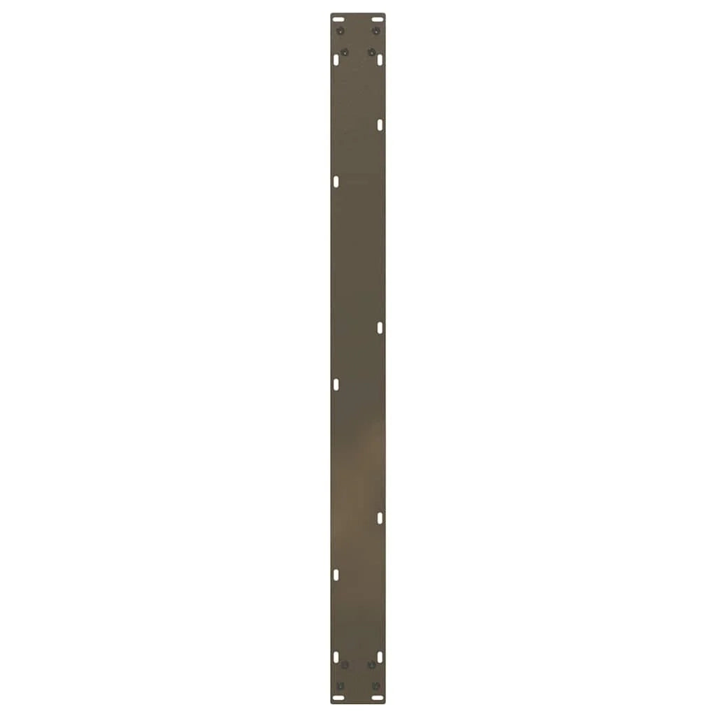 Set di 2 gambe per tavolo da pranzo a forma di U con piedini regolabili 100 x 72-73 cm in acciaio verniciato a polvere naturale 02_0057439