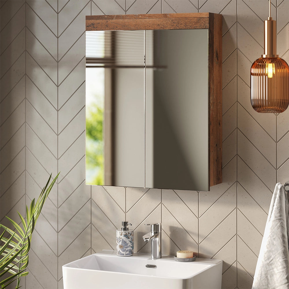 Vicco Specchio contenitore bagno Oldstyle 60 x 77 cm