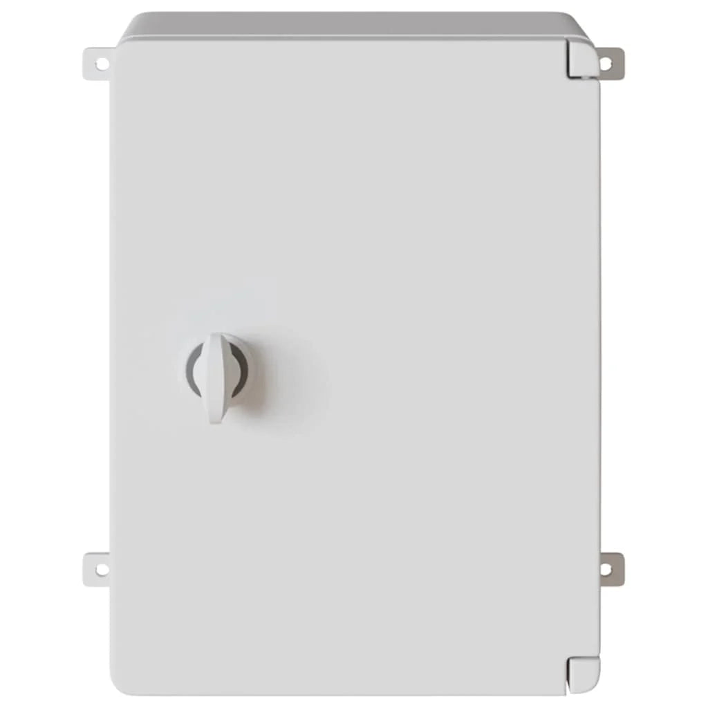 Armadio elettrico moderno per stoccaggio interno/esterno 47 x 20 x 60 cm plastica grigia 02_0058192