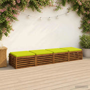 Cuscini per Sedia in 4 Pezzi SOEST 4 pz 100% Poliestere 944672