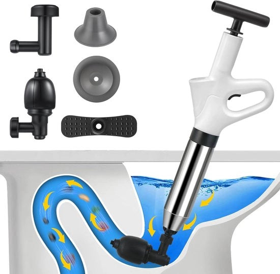 Potente disinfettante per wc e vasca con compressione d'aria
