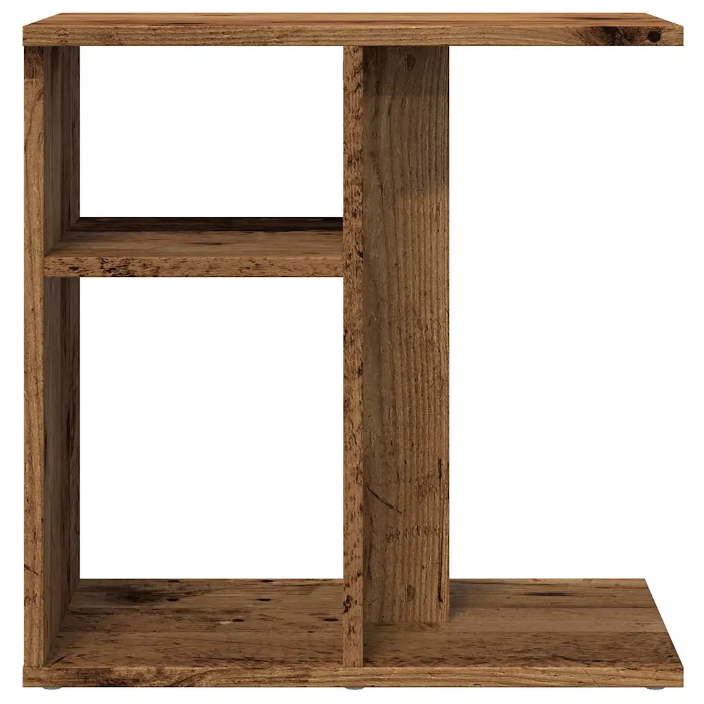 Tavolino Legno Vecchio 50x30x50 cm in Legno Multistrato