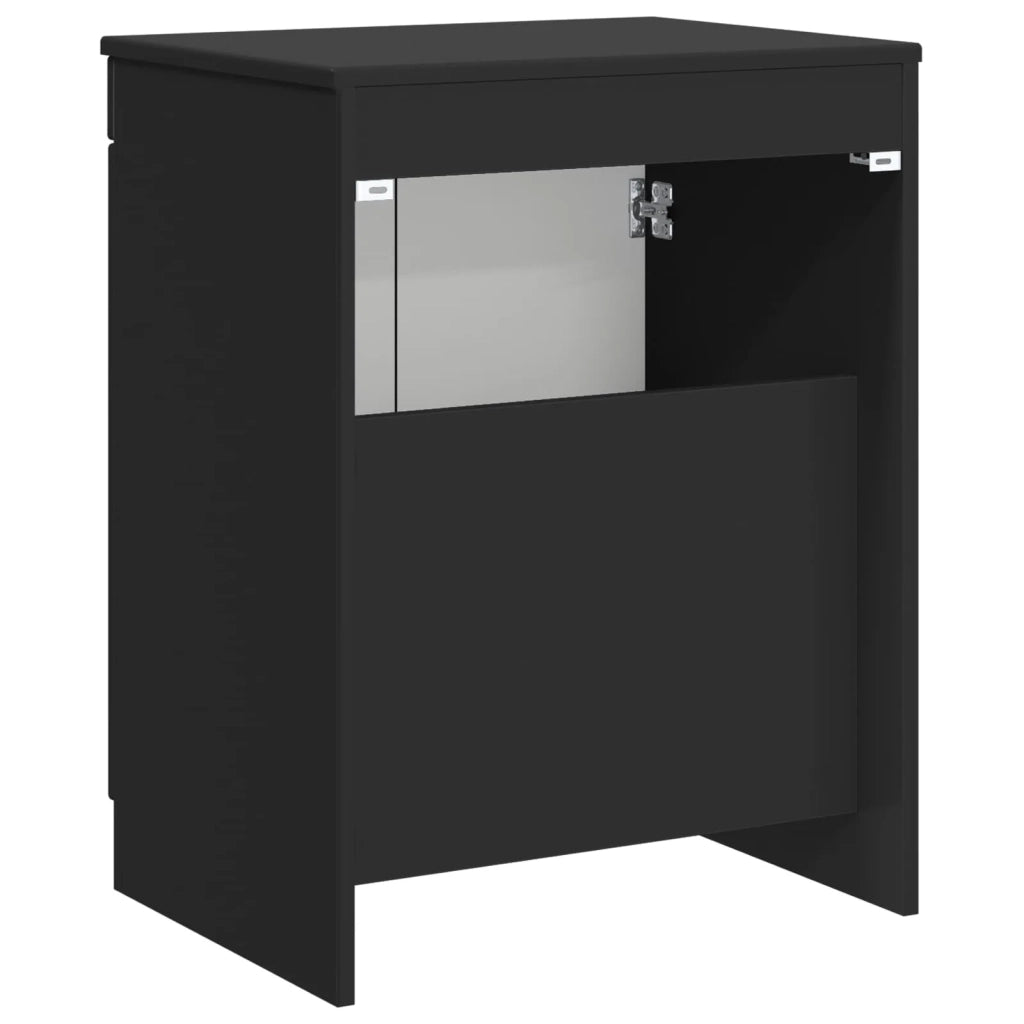 Mobile da Bagno Nero 54 x 41 x 70 cm Legno ingegnerizzato