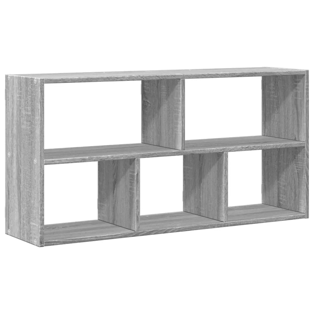 vidaXL Scaffale a Muro Grigio Sonoma 100x25x50 cm in Legno Multistrato