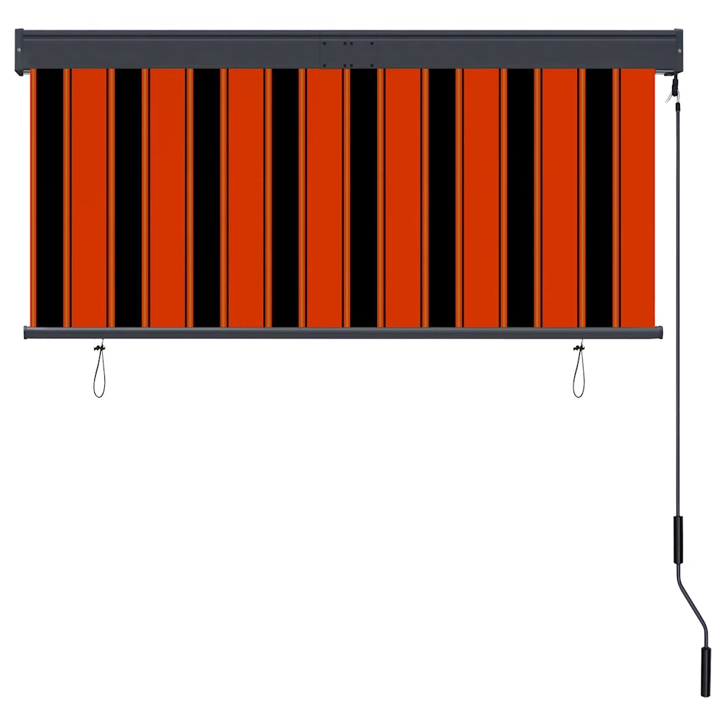 Tenda a Rullo per Esterni 140x250 cm Arancione e Marrone